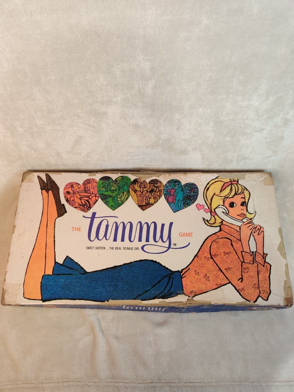 Vintage Tammy Sweet 16 Board Game Ideal 1963 No Instructions Great Condition